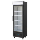 Polar Serie G Standkühlschrank mit Display 368Ltr Schwarz