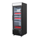 Polar Serie G Gefrierschrank mit Sichtfenster 412L Schwarz