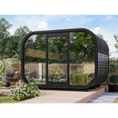 Fjordholz Barrel Sauna Model Luxe-3 Premium Black Edition