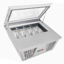 Polar Serie G Tisch-Eiscreme-Gefrierschrank 4x Napoli-Pfannen