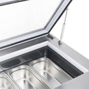Polar Serie G Tisch-Eiscreme-Gefrierschrank 4x Napoli-Pfannen