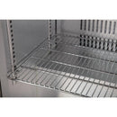 Polar Serie G Edelstahl Barkühlschrank mit 2 Klapptüren 208L