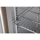 Polar Serie G Edelstahl Barkühlschrank mit 3 Klapptüren 330L