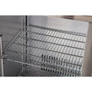 Polar Serie G Edelstahl Barkühlschrank mit 3 Klapptüren 330L