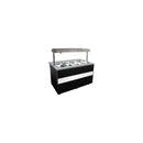 Salatvitrine Gastroline Open mit 726 Liter Volumen | 2500x900x850  mm