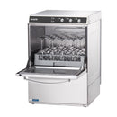 Gläserspülmaschine Universal inkl. Klarspülmitteldosierpumpe und Reinigerdosierpumpe und Ablaufpumpe | 230 V, 2,77 kW | 415x530x665 mm