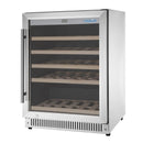 Polar Serie G Weinkühlschrank aus Edelstahl 47 Flaschen