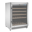 Polar Serie G Weinkühlschrank aus Edelstahl 47 Flaschen