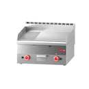 Gastro M 600 Gasgrillplatte 60/60FTRG 2/3 Glatt und 1/3 Gerillt
