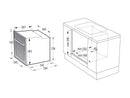 Gorenje Red Pepper Set SCB Einbauherd BCS6737E06BG + Glaskeramikkochfeld ECD643BX