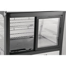 Polar Serie G Energieeffizienter Tischplatten-Kühlvitrine Schwarz 160L