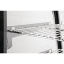 Polar Serie G Energieeffizienter Tischplatten-Kühlvitrine Schwarz 160L