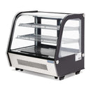 Polar Serie G Energieeffizienter Tischplatten-Kühlschrank für Lebensmittel-Schwarz 120L