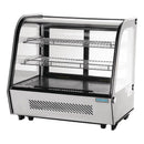 Polar Serie G Energieeffizienter Tischplatten-Kühlschrank für Lebensmittel-Schwarz 120L