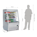 Polar Serie G energieeffizienter Multideck-Display-Kühlschrank 918mm