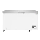Polar Serie G Gefriertruhe mit Edelstahldeckel 378Ltr