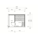 Fjordholz Sauna House Model Sten 44