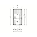 Fjordholz Sauna Kota Model Juna 5.8 m² 2-Room