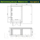 Butenas Garage mit Carport HIBISCUS
