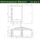 Butenas Garage mit Carport KROKUS