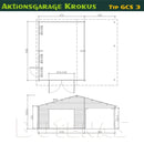 Butenas Garage mit Carport KROKUS
