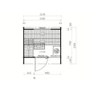 Fjordholz Sauna House Model Donny 44 B