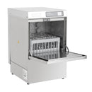 Buffalo Digital Untertisch-Gläser-Spülmaschine mit Ablaufpumpe, 400mm Korb, 3,3kW