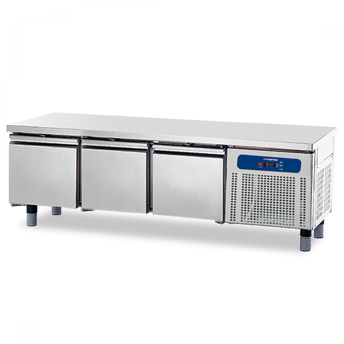 Virtus & Mastro Kühlunterbau mit 3 Schubladen 1/1 für Kochgeräte 700er, B=1600 mm