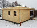 Butenas Garage mit Carport HIBISCUS
