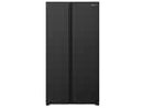 Hisense RS3P538NAFE Side by Side Kühl-Gefrier-Kombination Schwarz Edelstahl