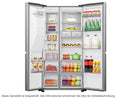 Hisense RS818N4TIE Side by Side Kühl-Gefrier-Kombination Inox-Look