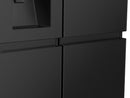 Hisense RS818N4TFE Side by Side Kühl-Gefrier-Kombination Schwarz