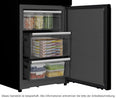 Hisense RB5K330GSFC Kühl-Gefrier-Kombination Schwarz