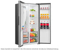 Hisense RS5P528STIE Side by Side Kühl-Gefrier-Kombination Inox-Look