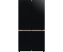 Hitachi French Door Kühlschrank R-WB640VRU0-GBK , 4Türen, 90 cm, 640 Liter, Schwarz Glas