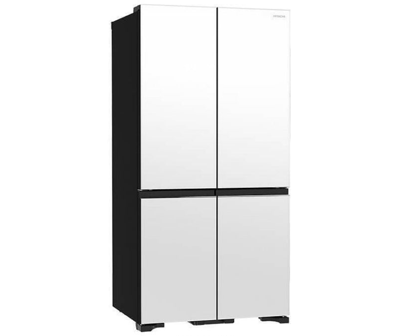 Hitachi French Door Kühlschrank R-WB640VRU0X-MGW , 4Türen, 90 cm, 640 Liter, Matt Weiß