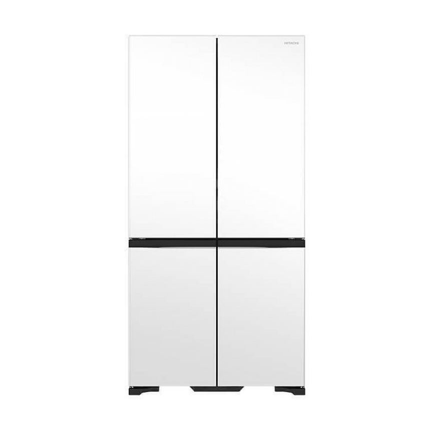 Hitachi French Door Kühlschrank R-WB640VRU0X-MGW , 4Türen, 90 cm, 640 Liter, Matt Weiß