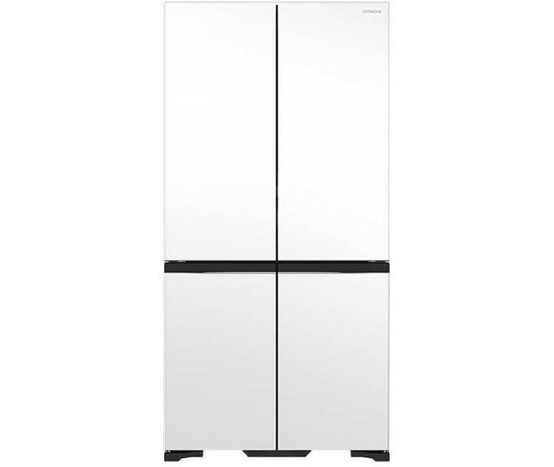 Hitachi French Door Kühlschrank R-WB640VRU0X-MGW , 4Türen, 90 cm, 640 Liter, Matt Weiß