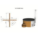 Fjordholz Hot Tub Modell DeLux 226