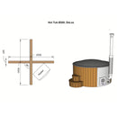 Fjordholz Hot Tub Modell DeLux 200