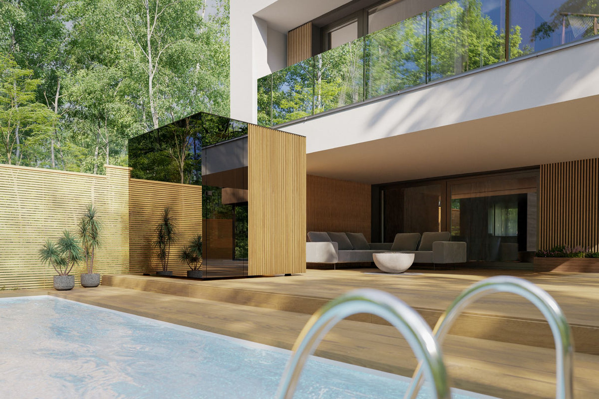 Harvia Gartensauna Lux für 4 Personen