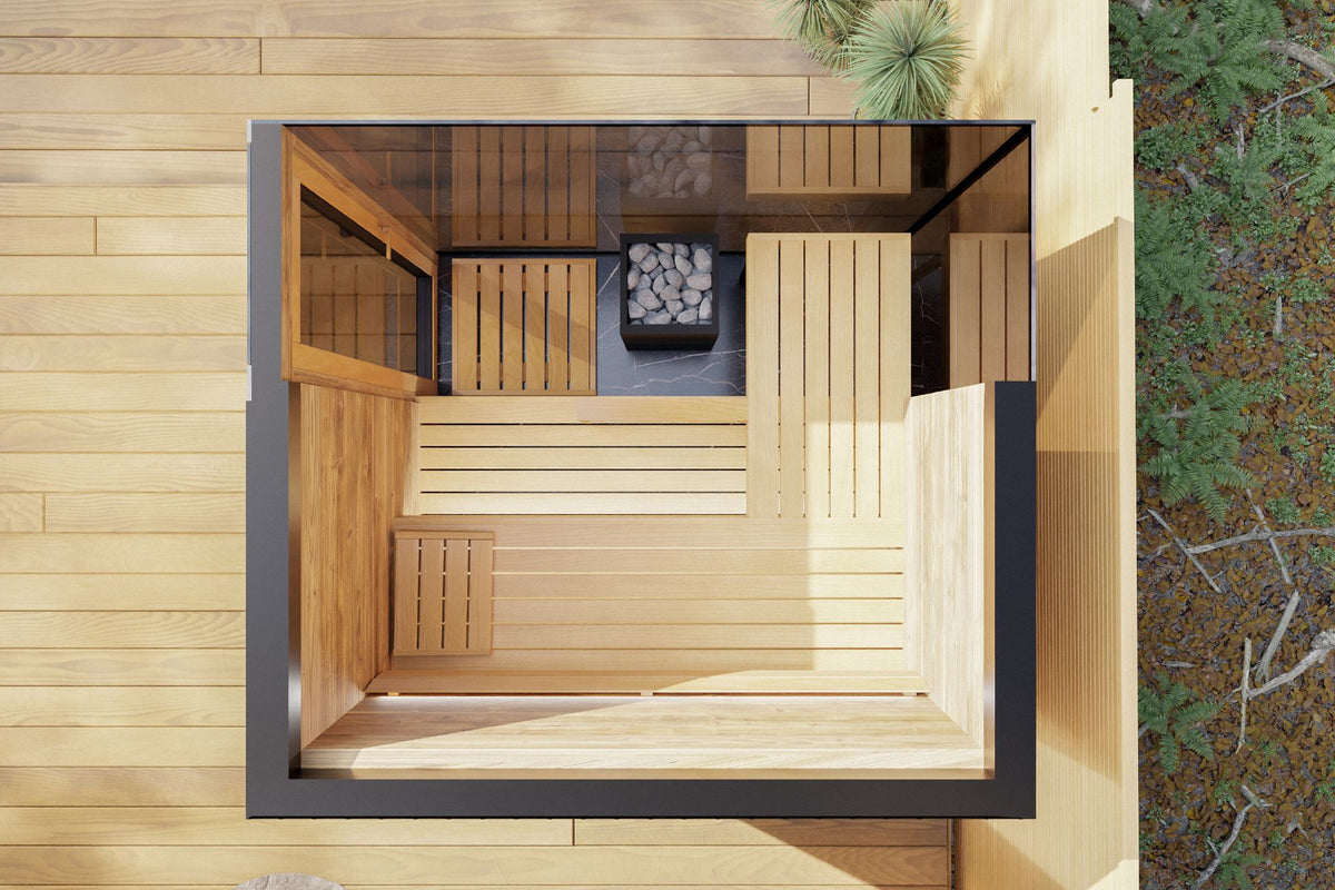 Harvia Gartensauna Lux für 4 Personen