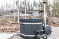 Harvia Hot Tub Steady M CUBE EP NightBlack, CasualGray für 4–6 Personen – Vorschau 5