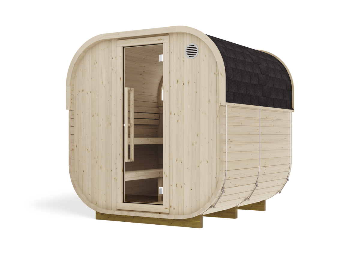 Harvia Gartensauna Kammi Cube Large für 6 Personen