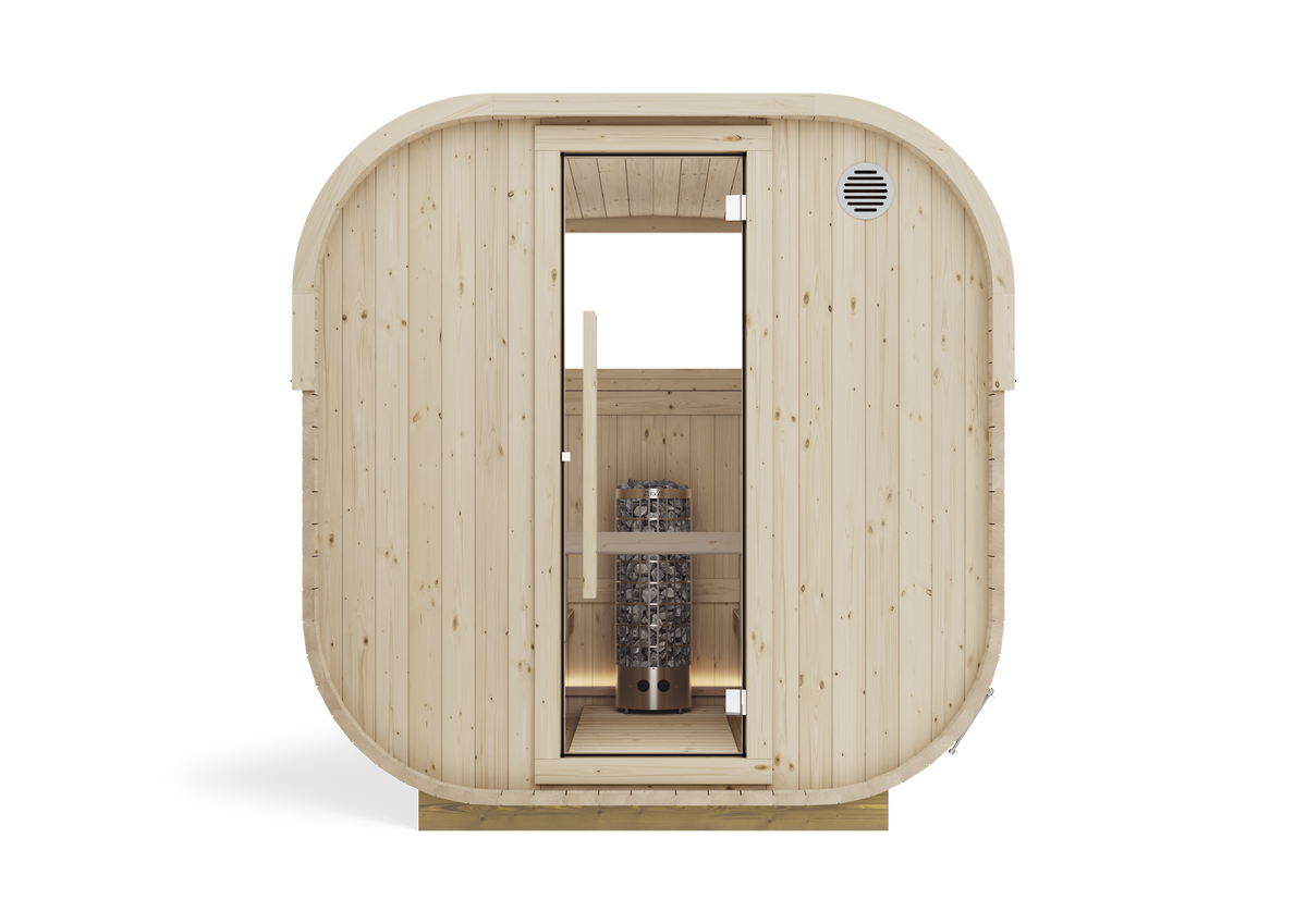 Harvia Gartensauna Kammi Cube Large für 6 Personen