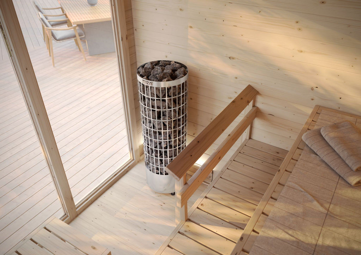 Harvia Gartensauna Solide Vision für 4 Personen