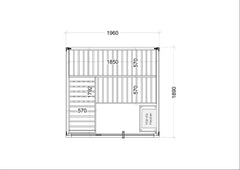 Harvia Innensauna Domo für 3–5 Personen – Vorschau 17