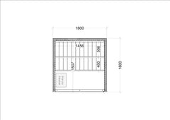 Harvia Innensauna Urban für 2–3 Personen – Vorschau 8