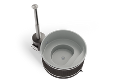 Harvia Hot Tub Family L TUBE EP NightBlack, LightGray für 6–8 Personen – Vorschau 1