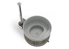 Harvia Hot Tub Family L CUBE ST CoalBlack, LightGray für 6–8 Personen – Vorschau 1